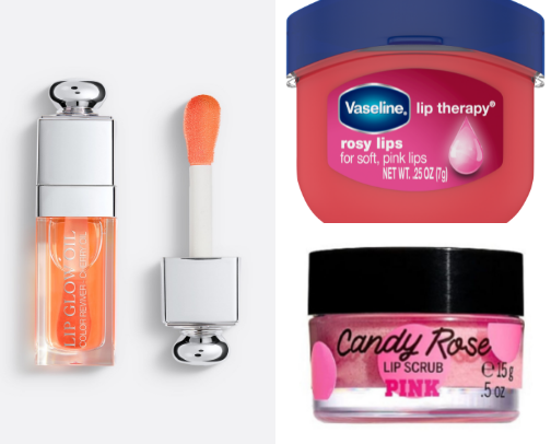 Lip care cover photo collage