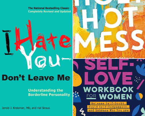 Self Helpie Book recs cover photo collage