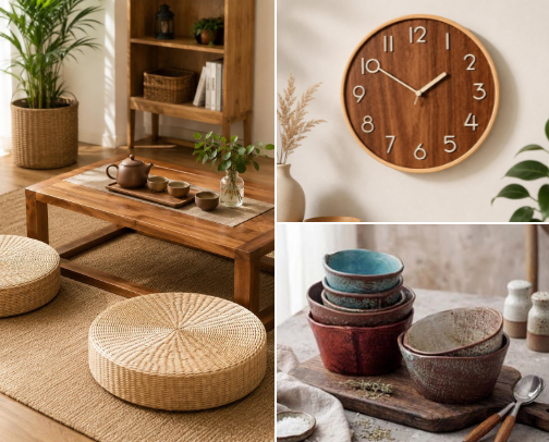 Japandi Essentials for a Home That Feels Like a Deep Exhale cover photo collage