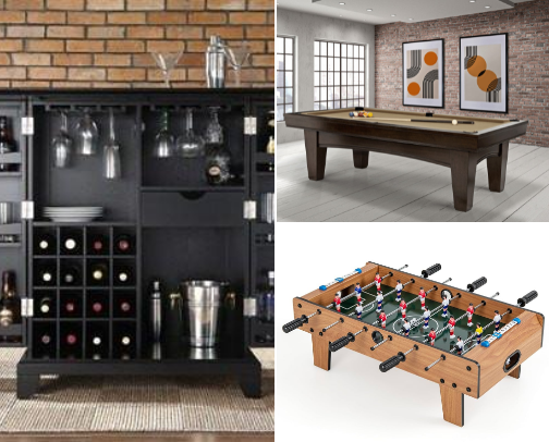 Mancave Must-haves cover photo collage