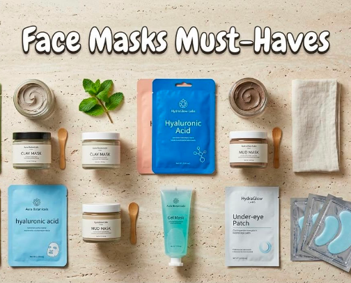 Face Masks Must-Haves cover photo collage