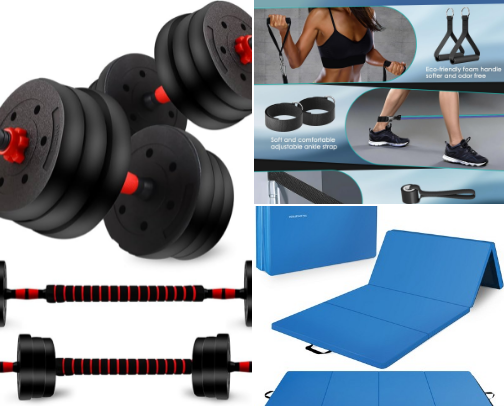 Compact Home Gym Equipment for Small Apartments cover photo collage