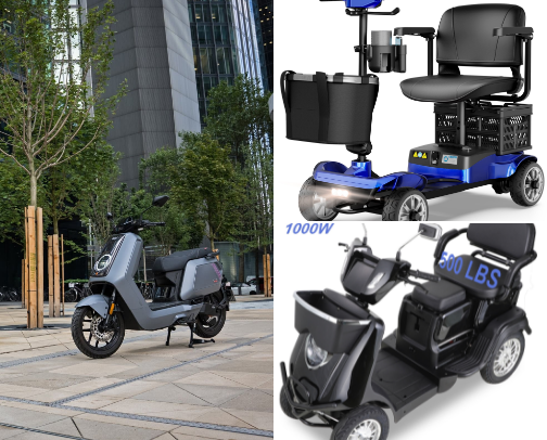Electric Bike/Scooter cover photo collage