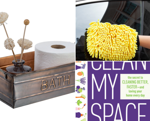 Small Cleaning Wins: Bathroom, Home & Car cover photo collage