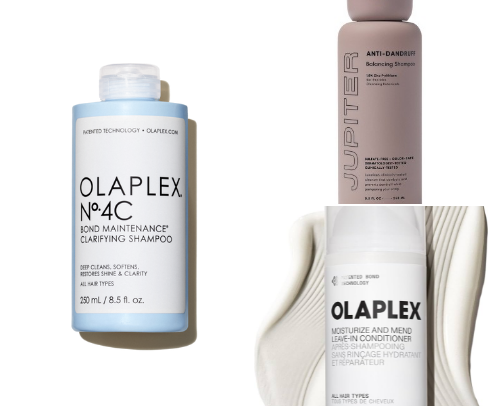 BYE-BYE fine, thinning, dry hair with dandruff and breakage cover photo collage