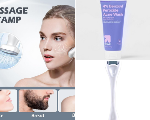 Acne & Hair loss treatment must haves cover photo collage