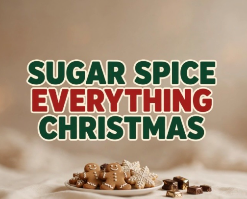 Sugar, Spice and Everything Christmas cover photo collage