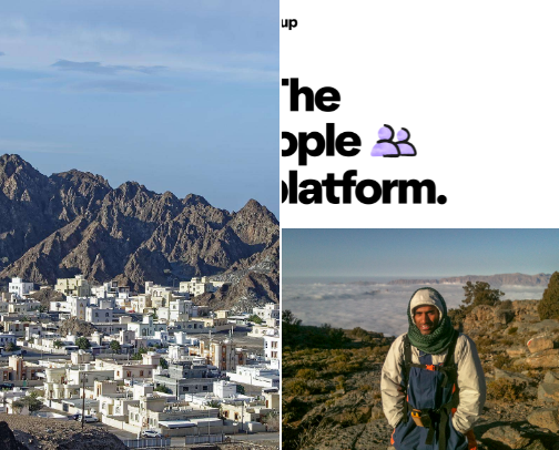 Hiking in Oman cover photo collage