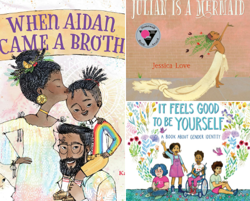 Trans Rights Readathon 🏳️‍⚧️📚 | Kids Books for Love, Identity & Visibility cover photo collage