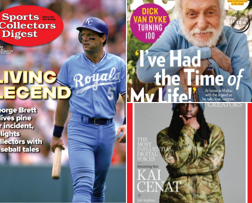 Most Enjoyable Magazines cover photo collage