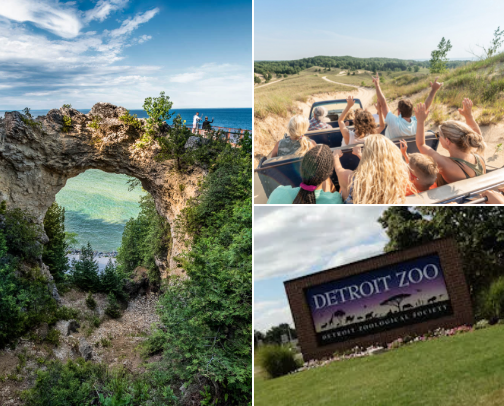 things to do in michigan cover photo collage