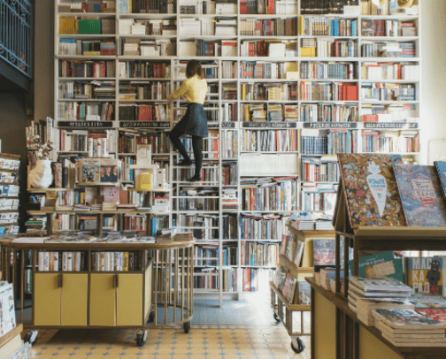 Bookshop cover photo collage