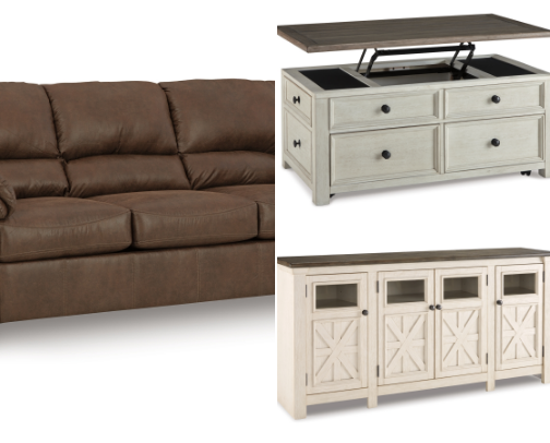 Living Room Furniture - Sofas, Tables, and Accents cover photo collage