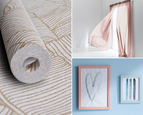 Home interior cover photo collage
