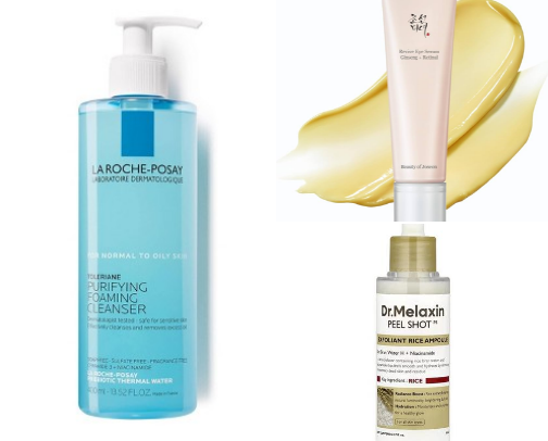 Skincare That Actually Cleared My Skin 💕 cover photo collage