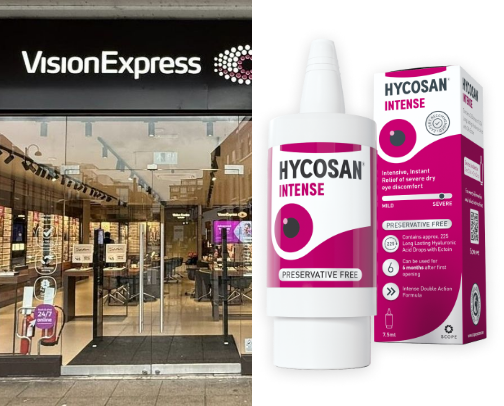 Eye care cover photo collage