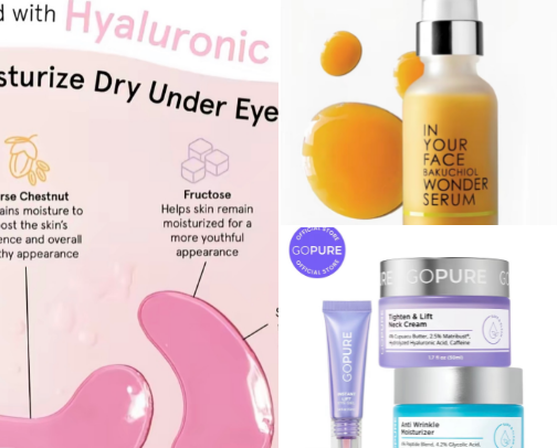 Skincare Favorites for Mature Skin cover photo collage