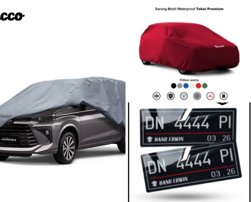 Rekomendasi aksesoris dan interior mobil cover photo collage