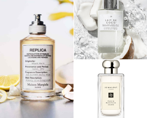 Perfume to smell like the beach all summer! 🌊☀️🥥 cover photo collage