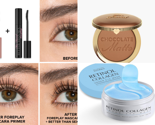Beauty Products I love cover photo collage