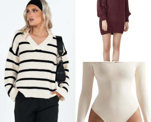Fall Oversized Knit Must Haves cover photo collage