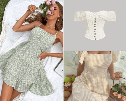 Cottagecore Vibes cover photo collage
