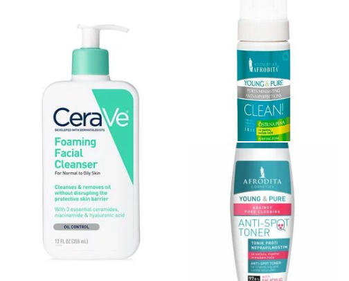 Skincare favorites!(from a girl who had acne problems) cover photo collage