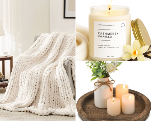 ✨ Cozy Home Aesthetic cover photo collage