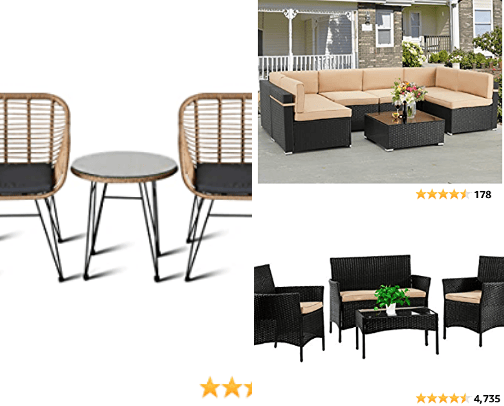 Patio Furniture & FirePits cover photo collage