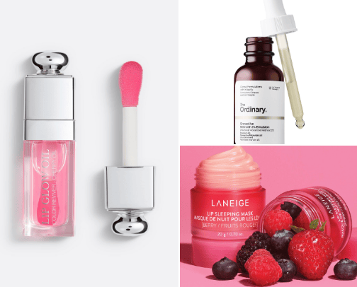 Skin care cover photo collage