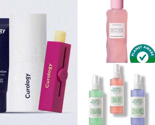 fave skincare products ✨ cover photo collage