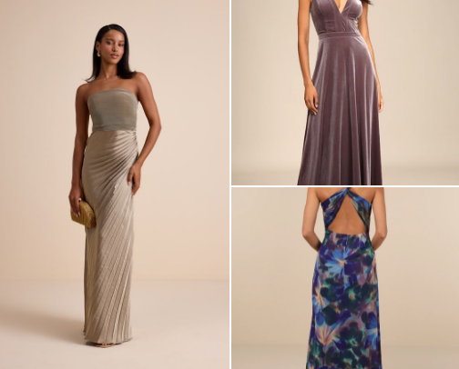 Fall Wedding Guest Dresses cover photo collage