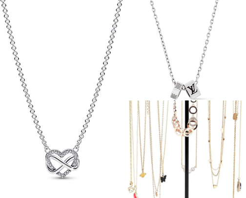 Necklace cover photo collage