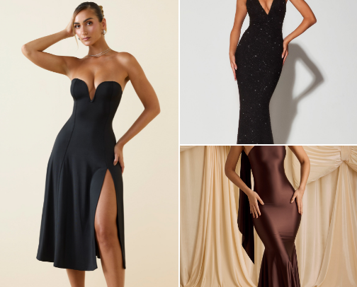 Formal invents outfits cover photo collage