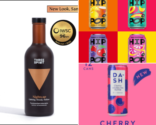 Delicious drinks cover photo collage