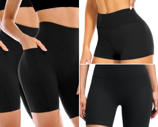 Best Amazon Bike Shorts for Running: Biker Shorts with Pockets on a Budget cover photo collage