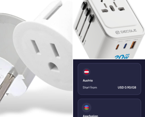 Things to make international travel easier cover photo collage