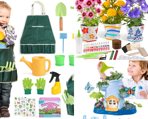 Gardening with Kids cover photo collage