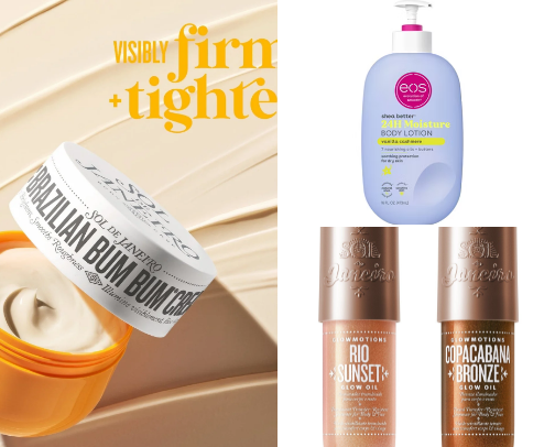 Body care favorites cover photo collage