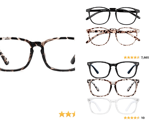 Blue Light Glasses cover photo collage