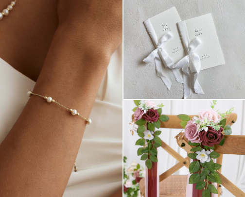 all things wedding under $100 cover photo collage