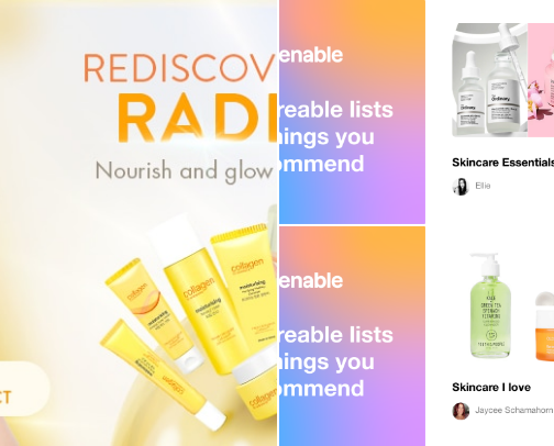 Skin Care cover photo collage