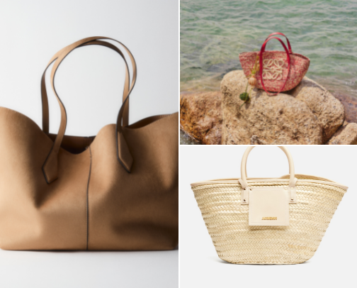 TOP 5 summer beach bags cover photo collage