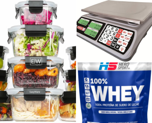 Productos que Uso para Meal Prep cover photo collage