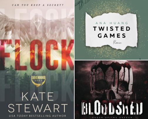 Spicy Romance that I will never delete from my Kindle 🌶️🖤 cover photo collage