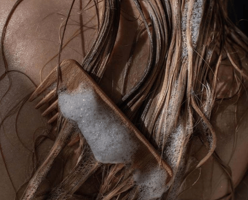 Hair care cover photo collage