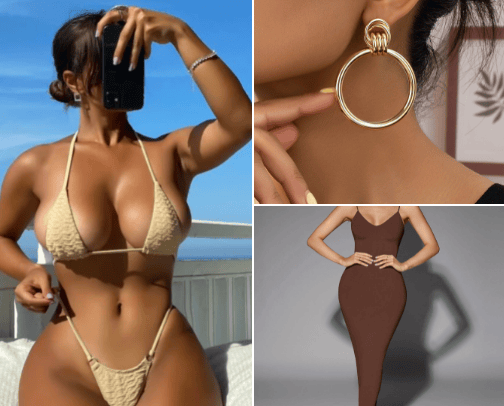 Beauty & Fashion cover photo collage