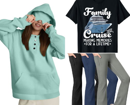 My Favorite Travel Clothing cover photo collage