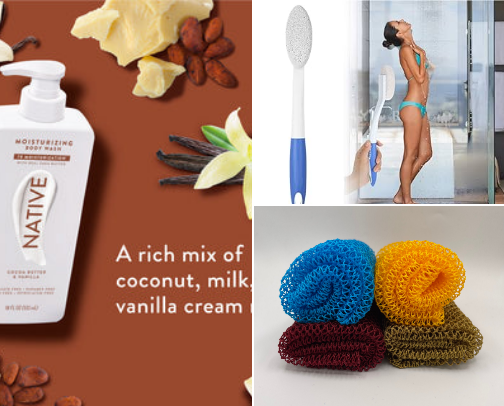 Everything shower essentials cover photo collage