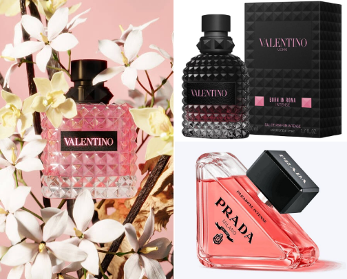 Perfumes that will turn heads. cover photo collage